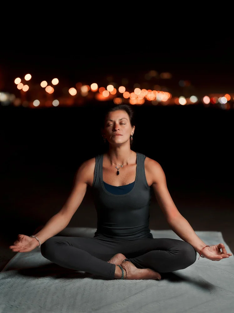 Meditating At Night