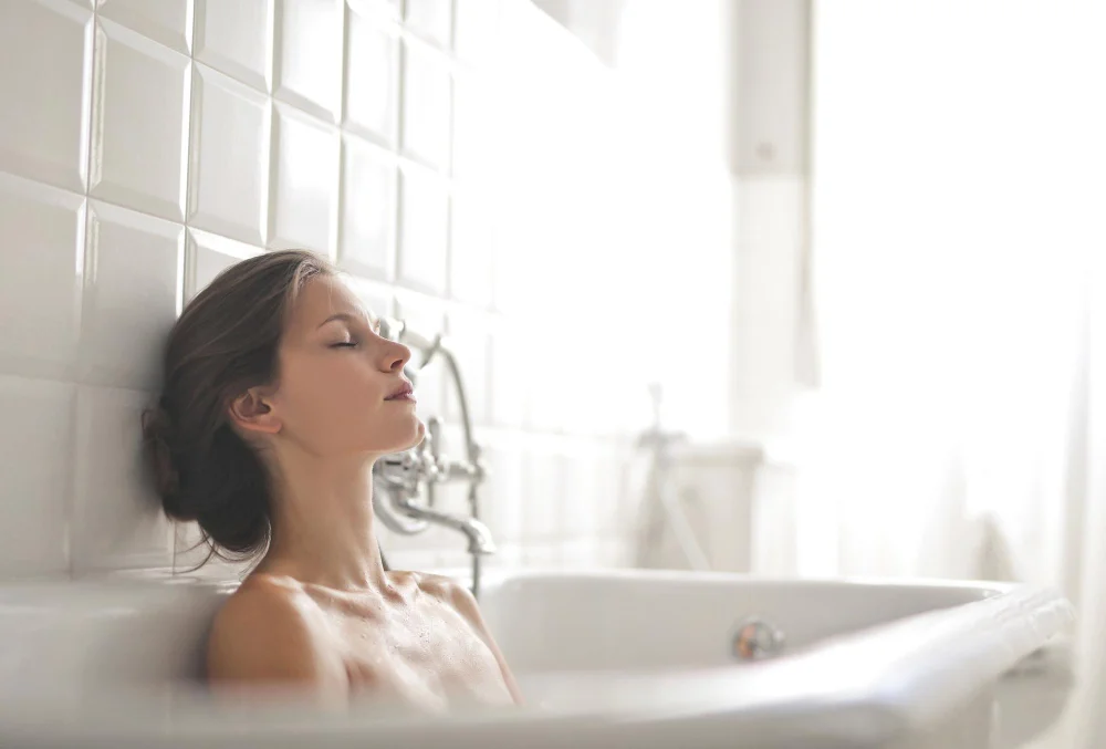 meditate in shower
