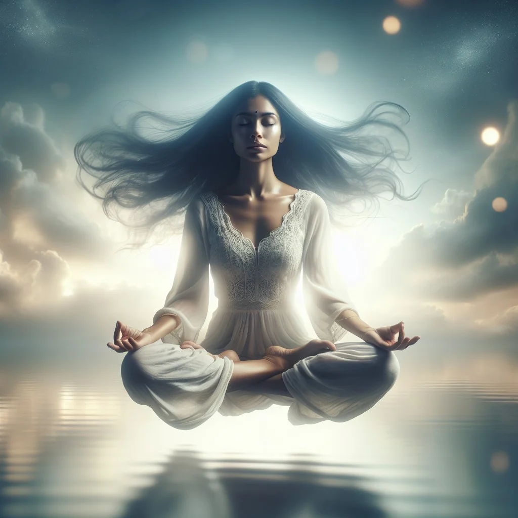 associations between levitation and meditation