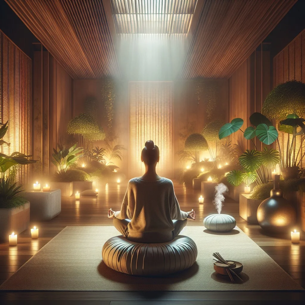 how to sit on a meditation cushion