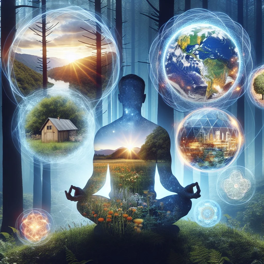 integration of visualization techniques in manifestation meditation