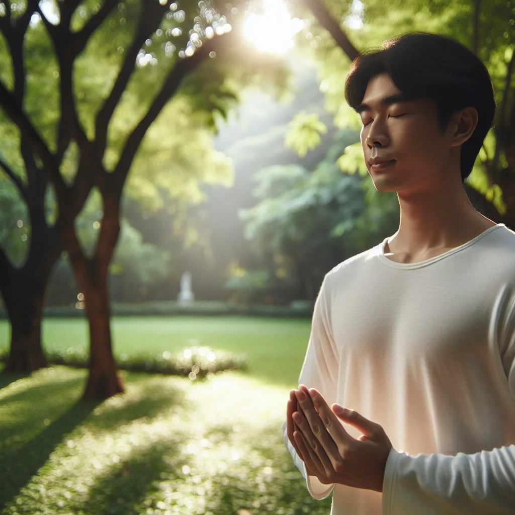 posture for standing meditation