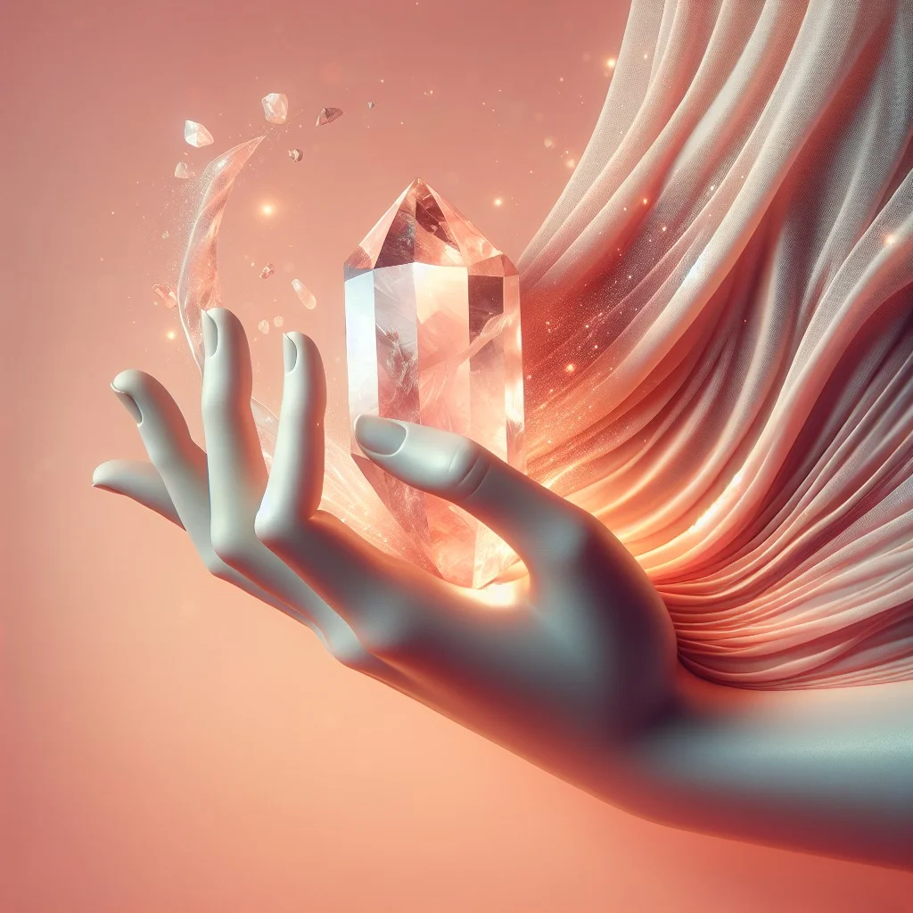 setting your intention with rose quartz